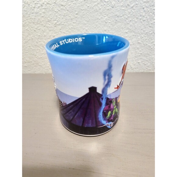 Universal Studios Marvel Spider-Man 3D Mug Blue Coffee Cup HTF Superhero Gift - Picture 3 of 9
